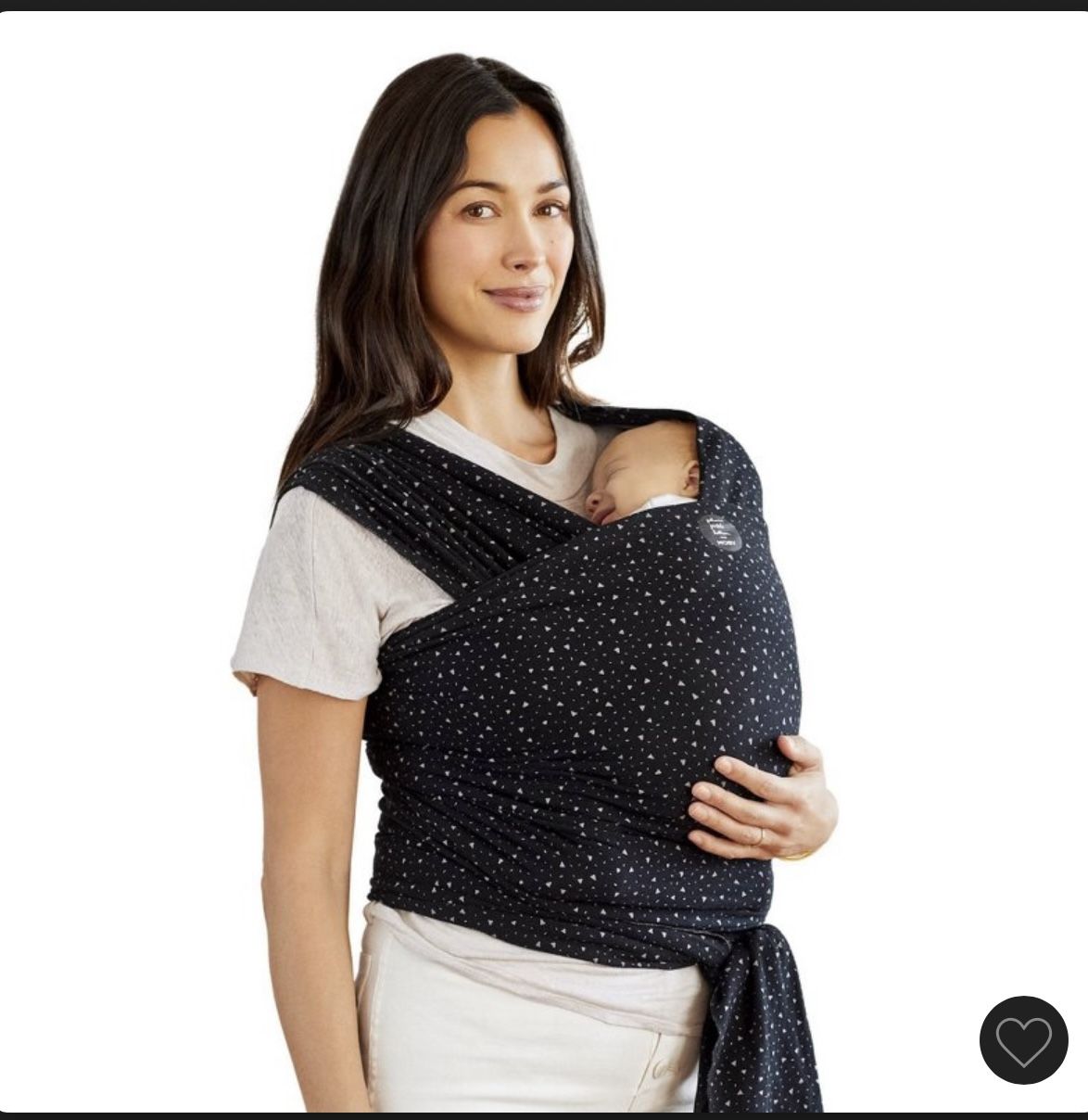 Moby Petunia Pickle Bottom Wrap Baby Carrier-Terrazzo Black