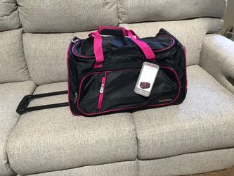 Rolling duffel Dance Bag With Garment Rack,23inch