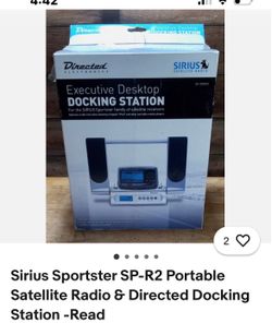 Sirius satellite executive docking station.