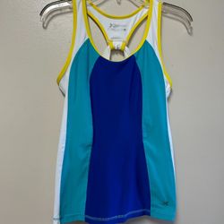 Women’s XERSION  Activewear Fitted Stretch Racer Back Tank Top… Size Medium