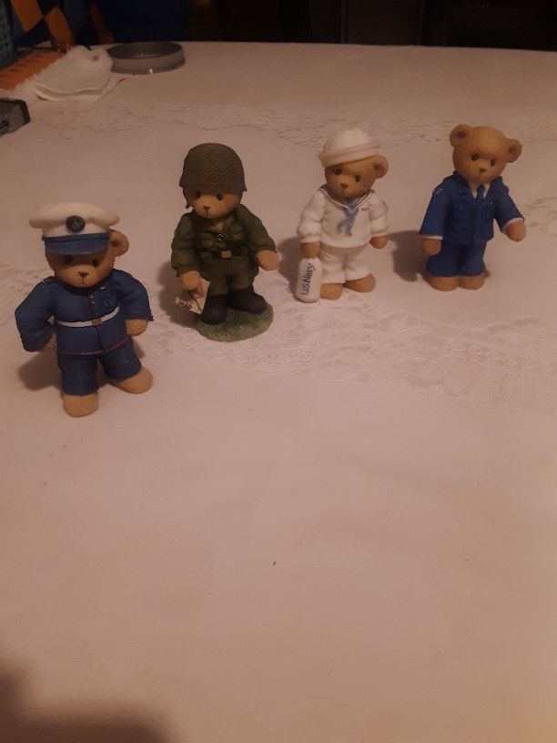 Cherished Teddies (2000) 4  Honoring Military Branches