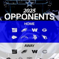 Dallas Cowboys 2025 Home Games