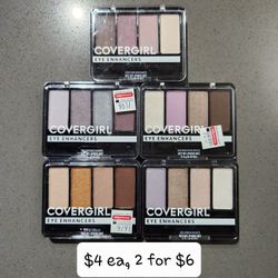 New Covergirl Eye enhancer 4 Color Eye Shadows
