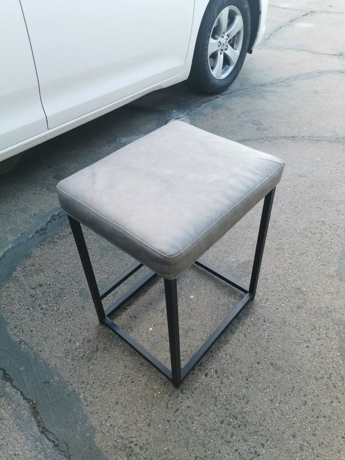 2pcs of grey stool chairs