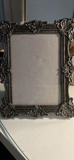 Vintage Ornate Silver Picture Frame