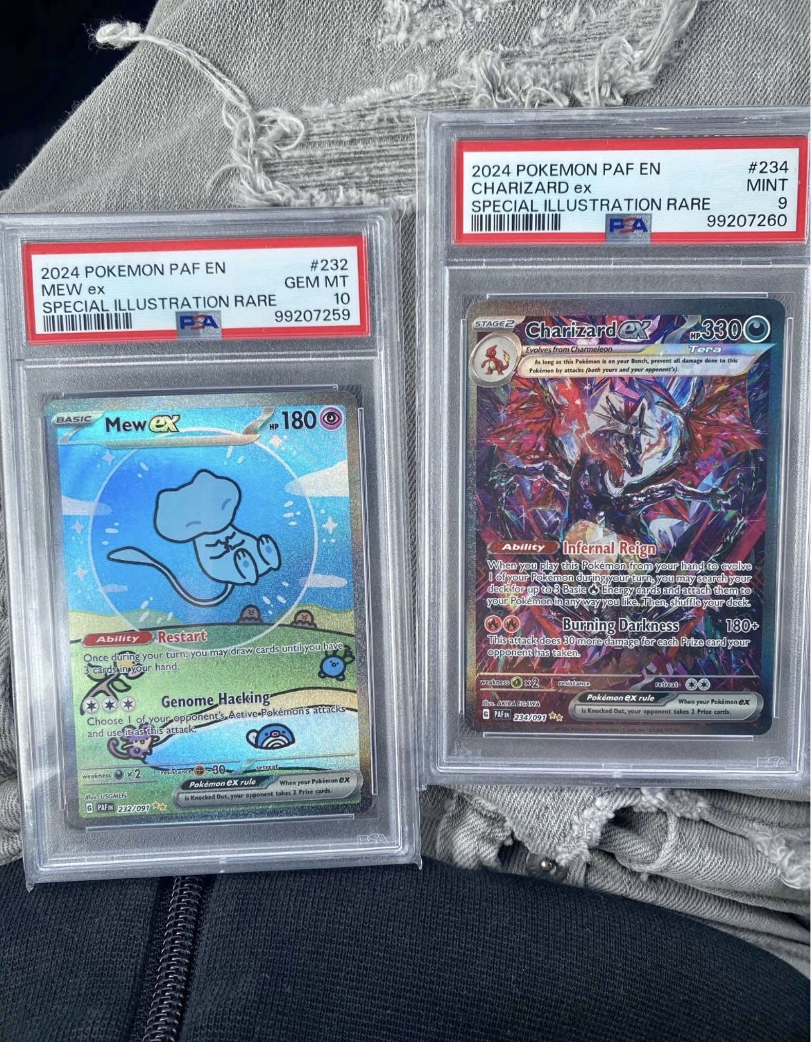 PSA 10 Mew Ex And PSA 9 Ex