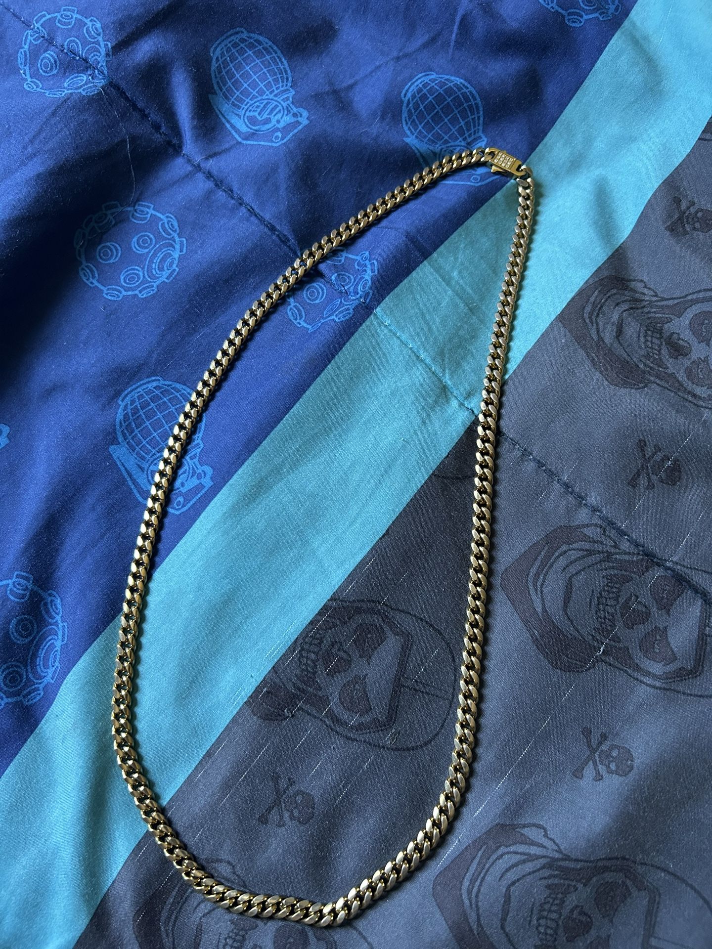 14 K GF Cuban