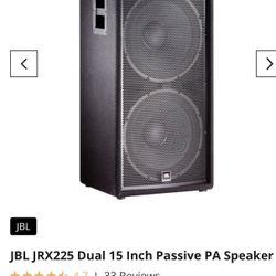 2- Massive P.a Speakers JBL 