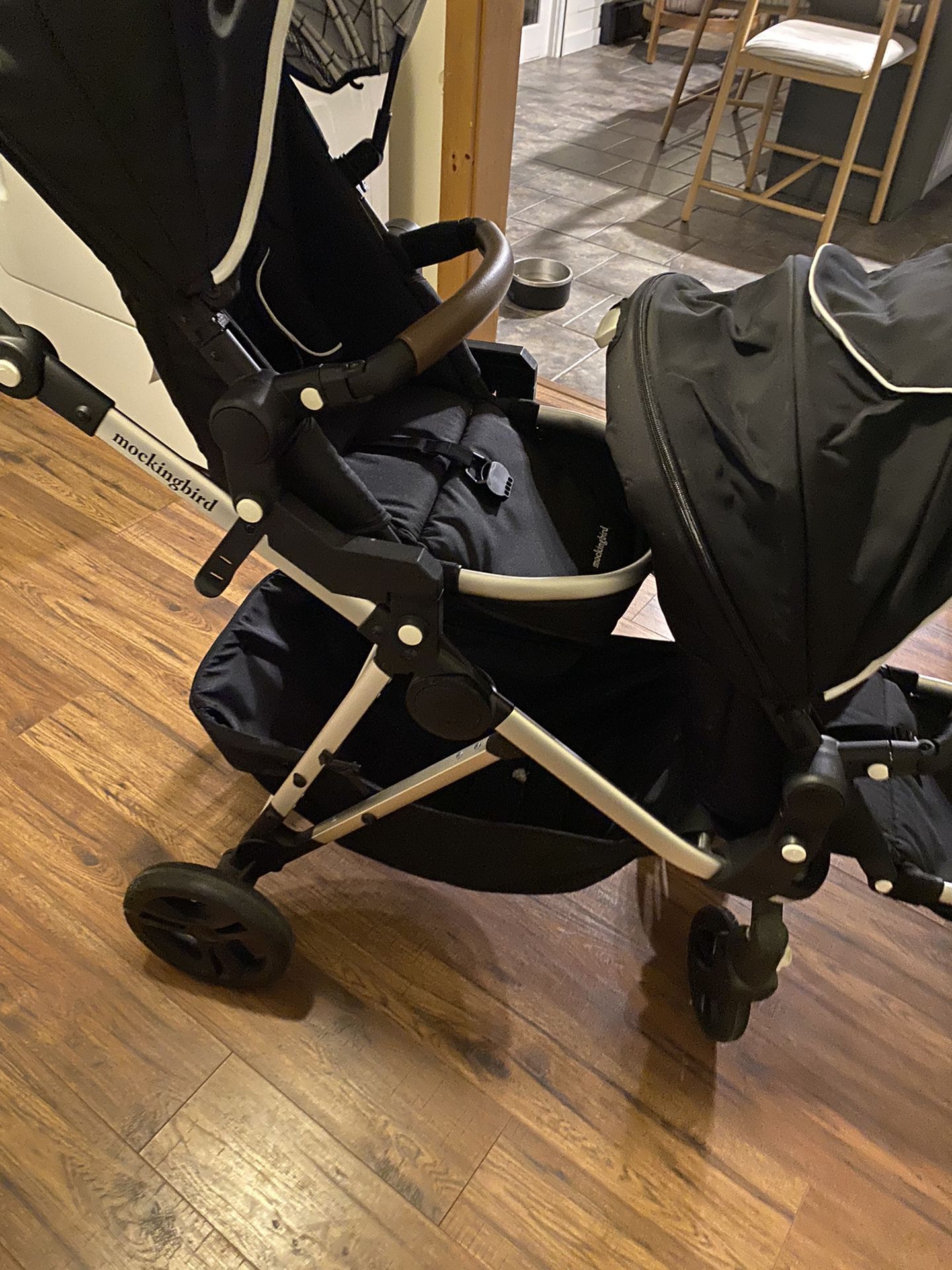 Mockingbird double Stroller (two Seats and Uppa Mesa Adapter Included)