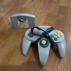 Nintendo 64 Controller and Mario Party 2 