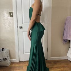 Forest Green Mermaid Dress