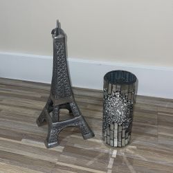 Paris Decor And Flower Vase 