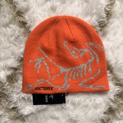 (NEW) NWT - Arc'teryx Bird Word Toque Beanie Hat Copper Sky - 100% Wool Winter