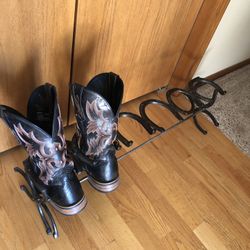 Horseshoe Boot Rack Have 2 Available