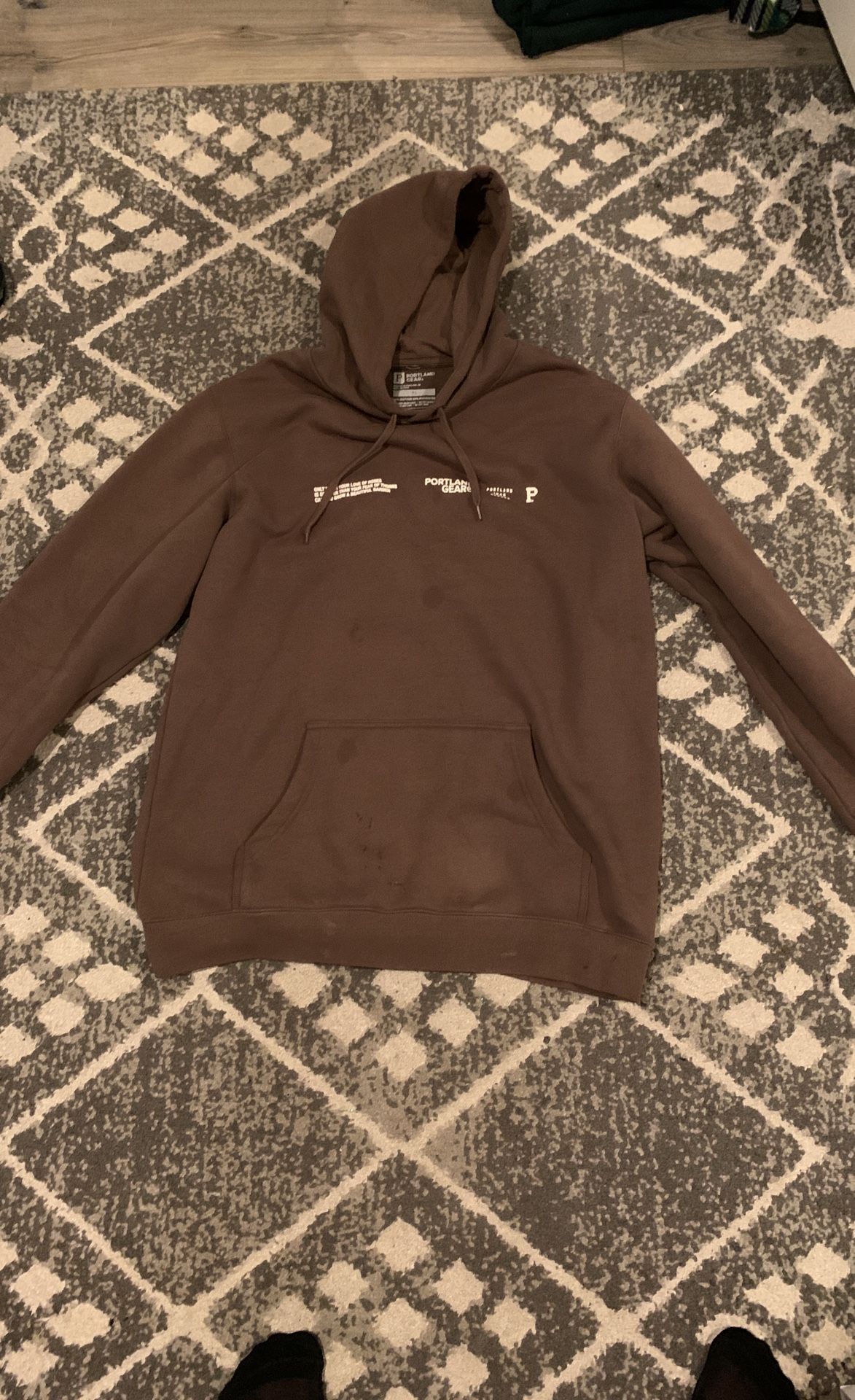 Portland Gear Brown Hoodie.