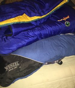 War foot,Wenzell, sleeping bags