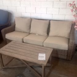 Sofa And Coffee Table 