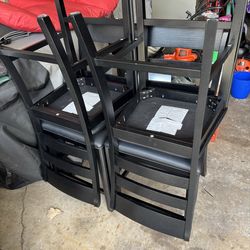 Kitchen / Bar stools ( 4 ) black