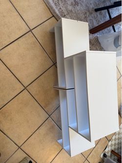 White shoe rack