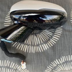 2021-2022 KIA K5 LEFT FRONT DOOR MIRROR ASSEMBLY W/ BLIND SPOT | lined