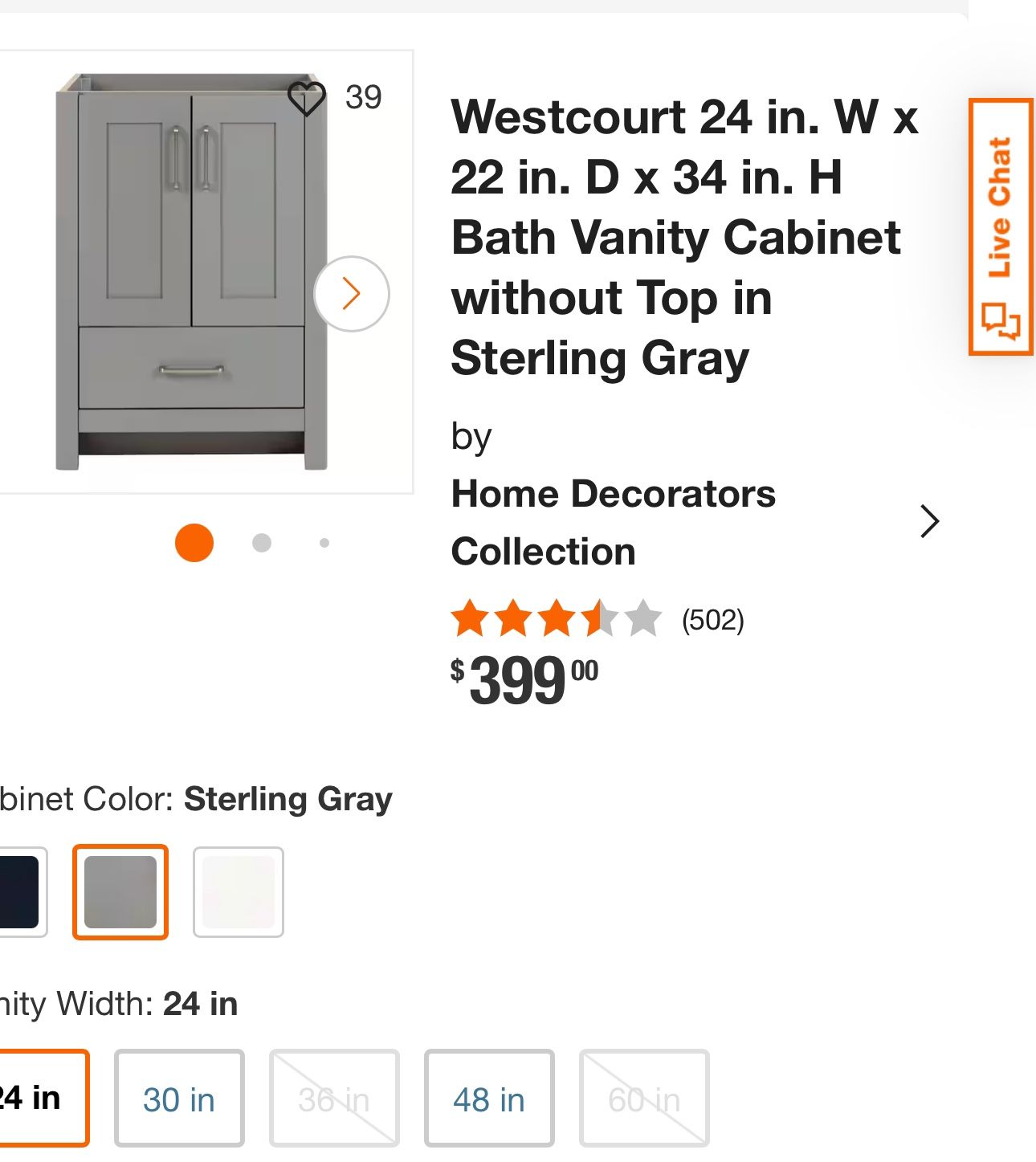 24’’ Bath Vanity