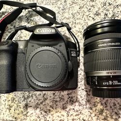 Canon EOS 40D and Canon EFS 18-200mm Lens