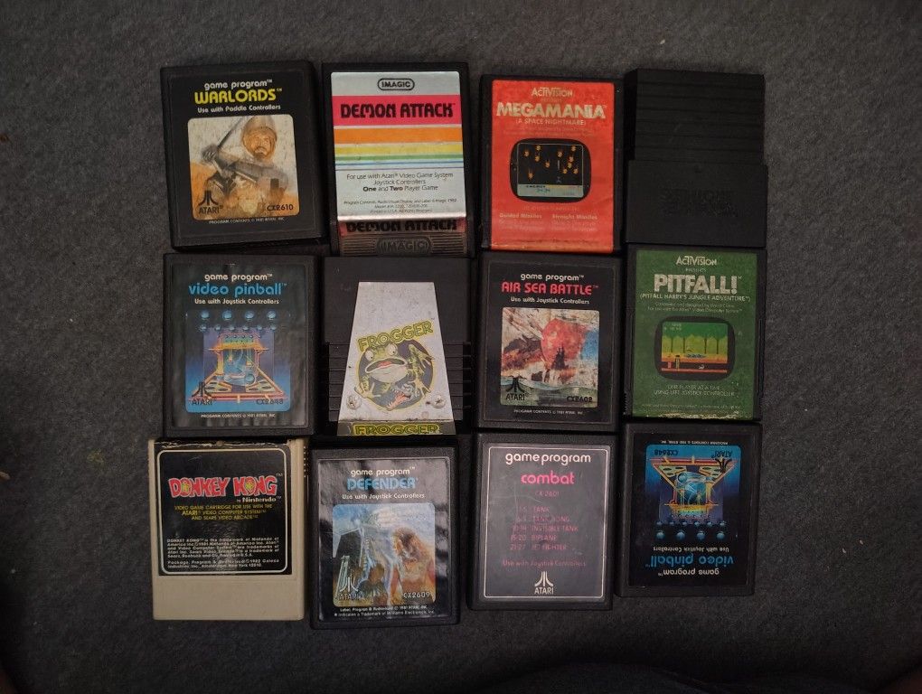 Atari Video Games Very Vintage