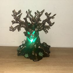 BATH & BODY WORKS ACCENTS GOTHIC LIGHT-UP 9" MONSTER TREE CANDLE PEDESTAL HOLDER - ITEM # CD624  BRAND NEW.