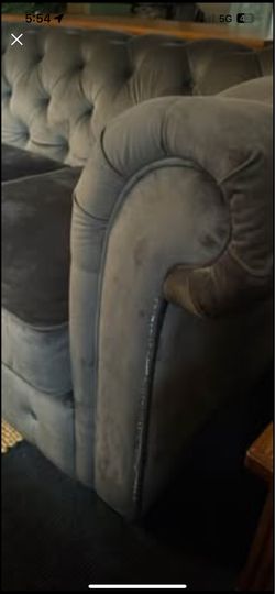 Chesterfield Style Velvet couch