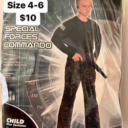 Special Forces Commando 4-6 Y/o 