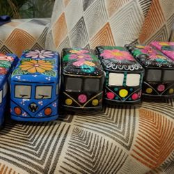 VW Bus/kombi Piggy Bank/decorative Peace 