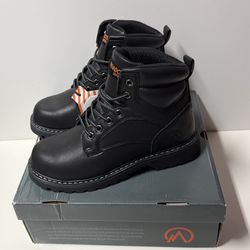 Men’s Steel Toe Work Boots Sz # 7 1/2, 8, 8 1/2, 10 1/2, 12 - BRAND NEW
