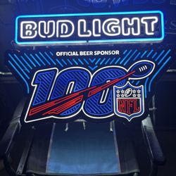 BUD LIGHT NFL led Light 