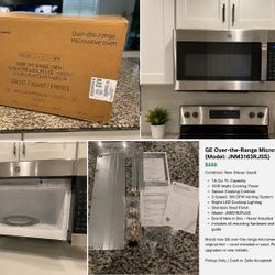 GE Stainless Steel Microwave