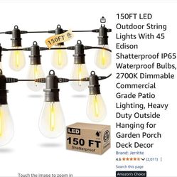 150FT LED Outdoor String Lights