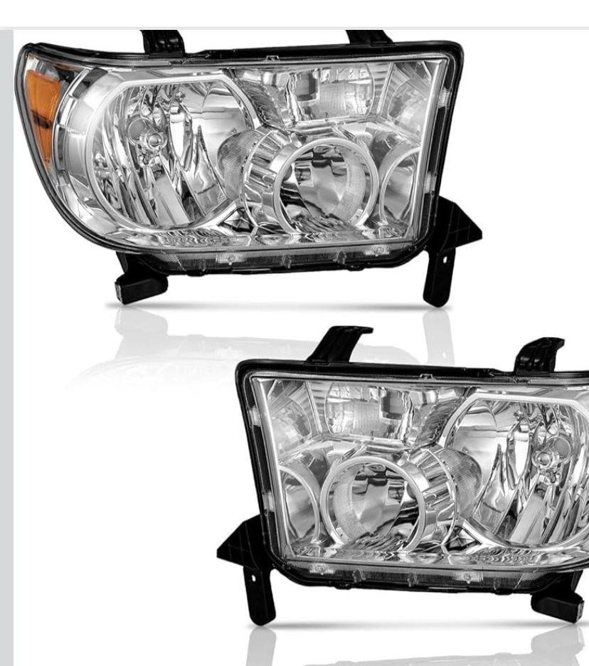 WEELMOTO Headlight For Toyota Tundra Or Toyota Sequoia 