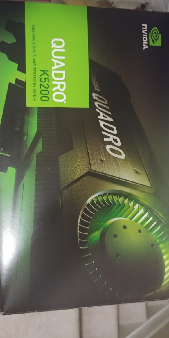PNY NVidia Quadro K5200 8GB Workststion Graphics card new open box - CAD, Catia, etc.