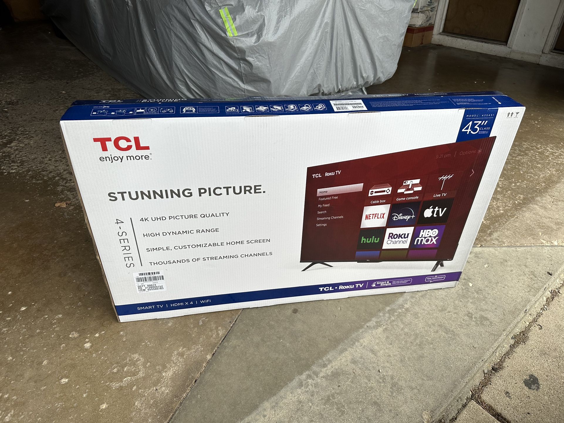 TCL 43”