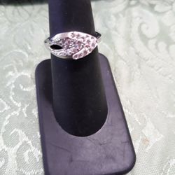 Sterlin Silver Cz Ring Size6