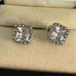 CZ stud earrings