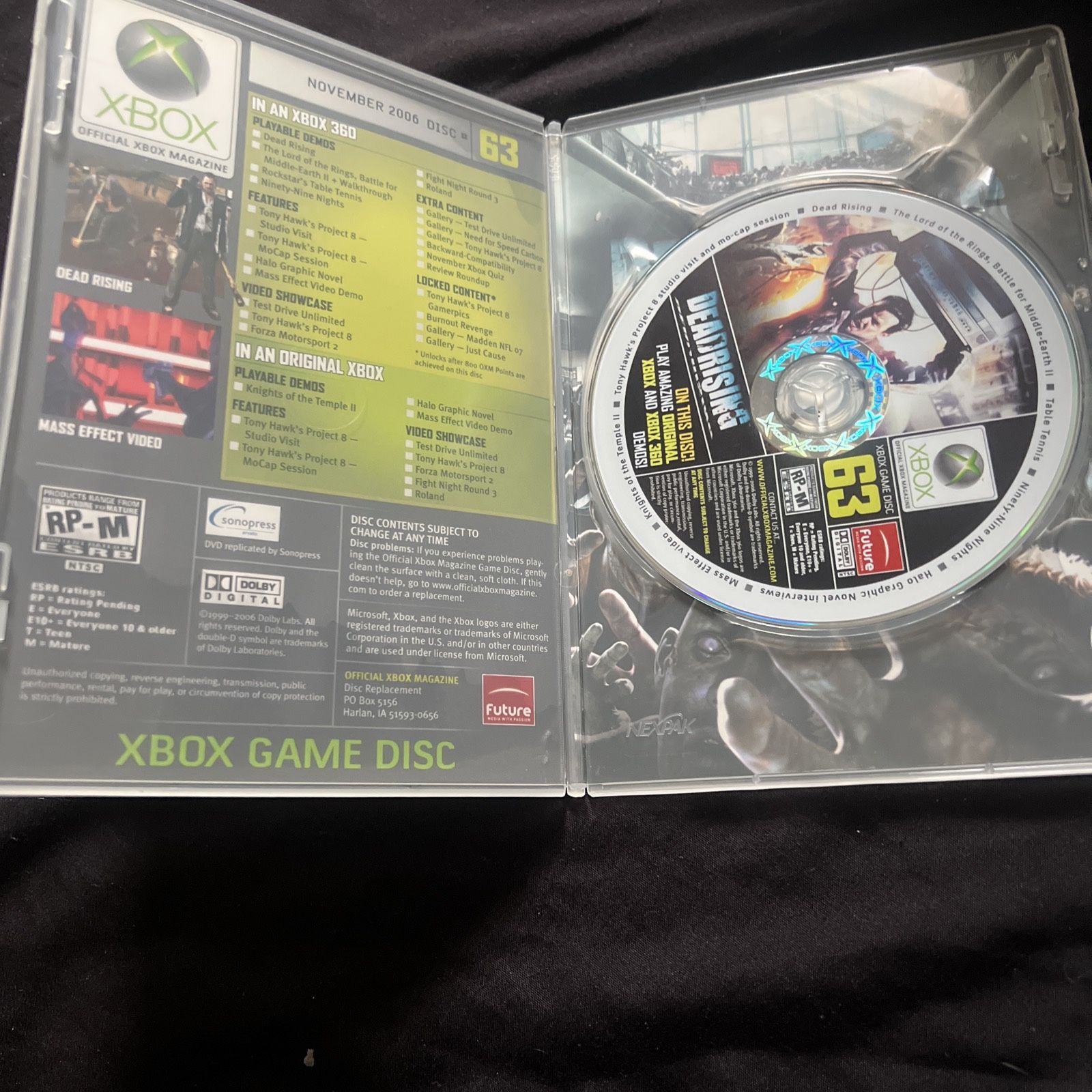 Dead Rising (Microsoft Xbox 360, 2006) **DISC ONLY** 13388330010