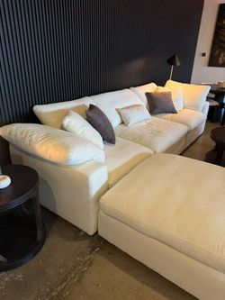 Pottery Barn Inspired Sectional | Oversized Bouclé