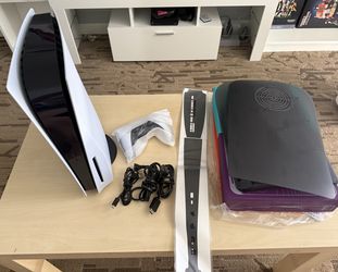 PS5 + New Controller + DBrand Skin/ Retro Darkplates (READ DESC)