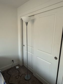 MAINSTAYS 71” GREY FLOOR LAMP