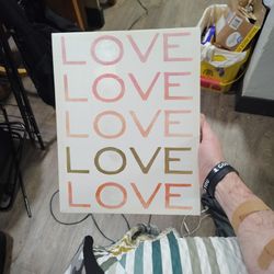 "LOVE" Canvas