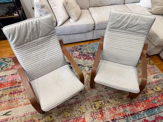 Set of 2 IKEA Poäng Chairs