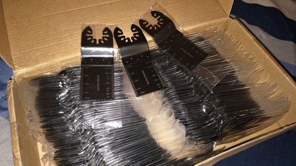 100PCS OR 50PCS Premium Universal Oscillating Saw Blades Kit – Multi-Tool Blades – Free Gift!