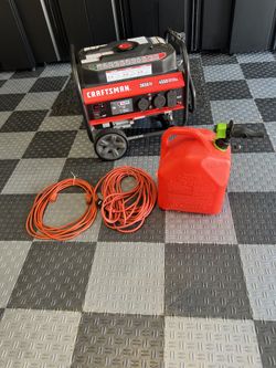 GENERATOR PO3633 CRAFTSMAN 3650 Watt Portable Gasoline Generator