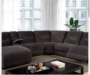 Sectional recliner sofa set