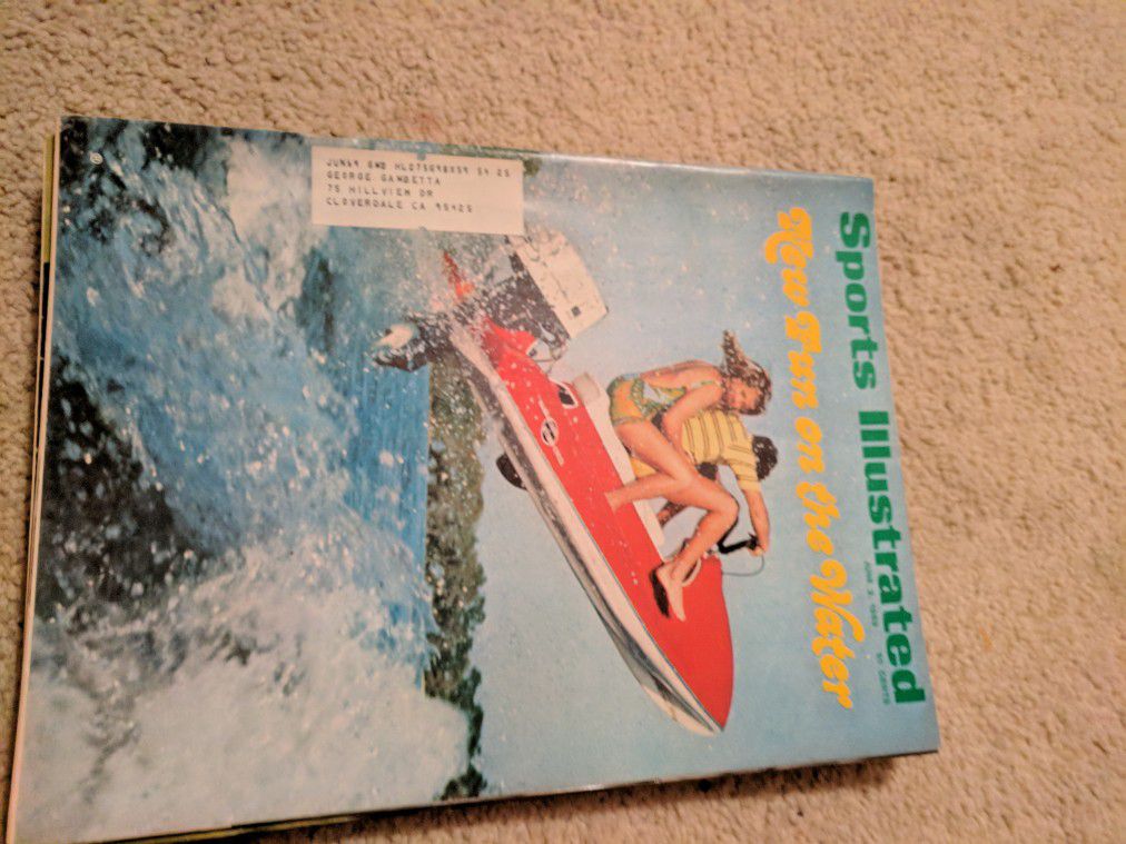 1969 sports illustrated new fun on the water